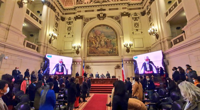 The 2nd session of the Constitutional Convention  in Chile. ©Cristina Dorador