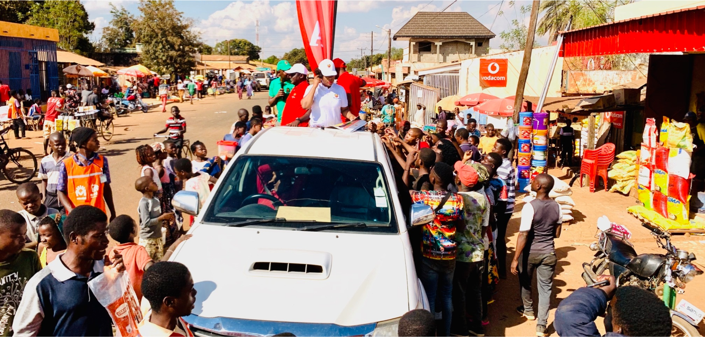 A road show organized by the Institute for Legal Assistance (IPAJ) in Nampula.