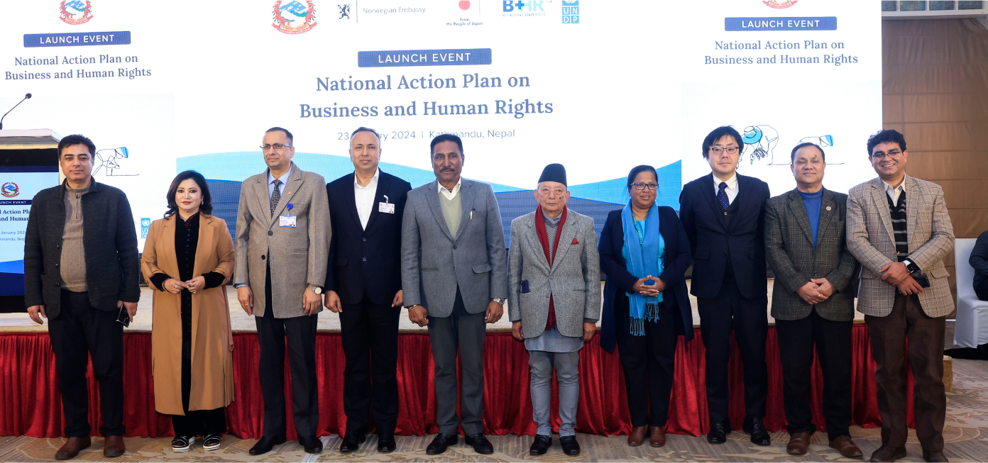 In December 2023, Nepal became the second country in South Asia to adopt a National Action Plan on Business and Human Rights. 