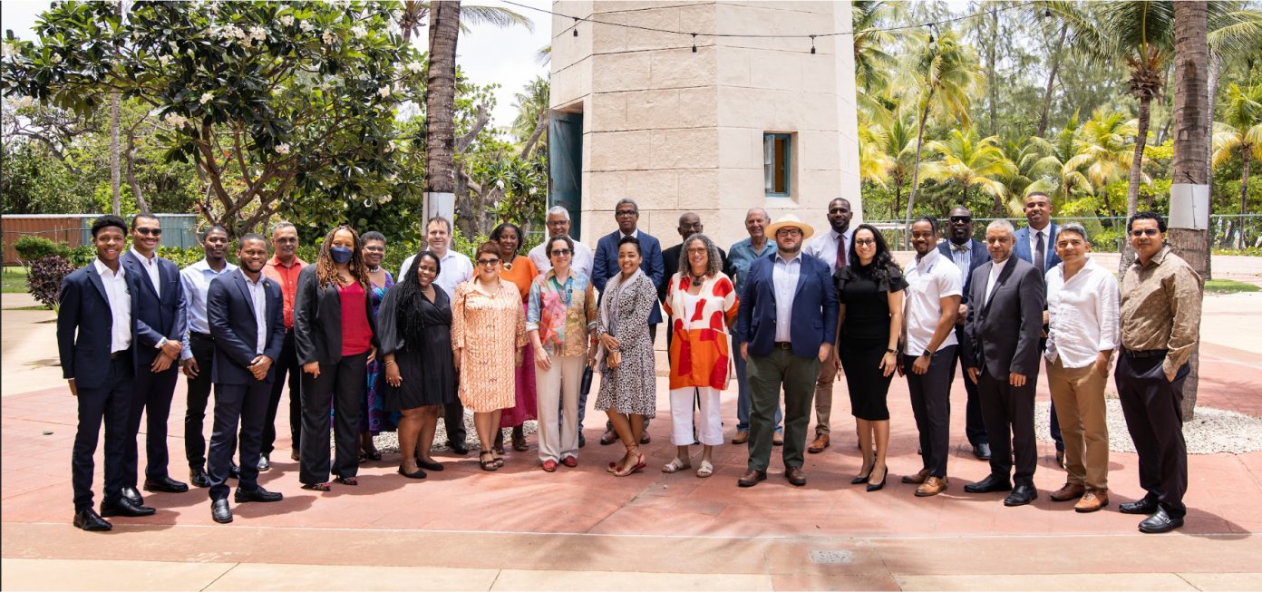 Participants of a regional workshop on constitutional change in the Commonwealth Caribbean.